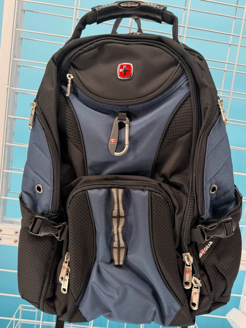 NEW SwissGear 1900 SmartScan Laptop Backpack - Blue/Black